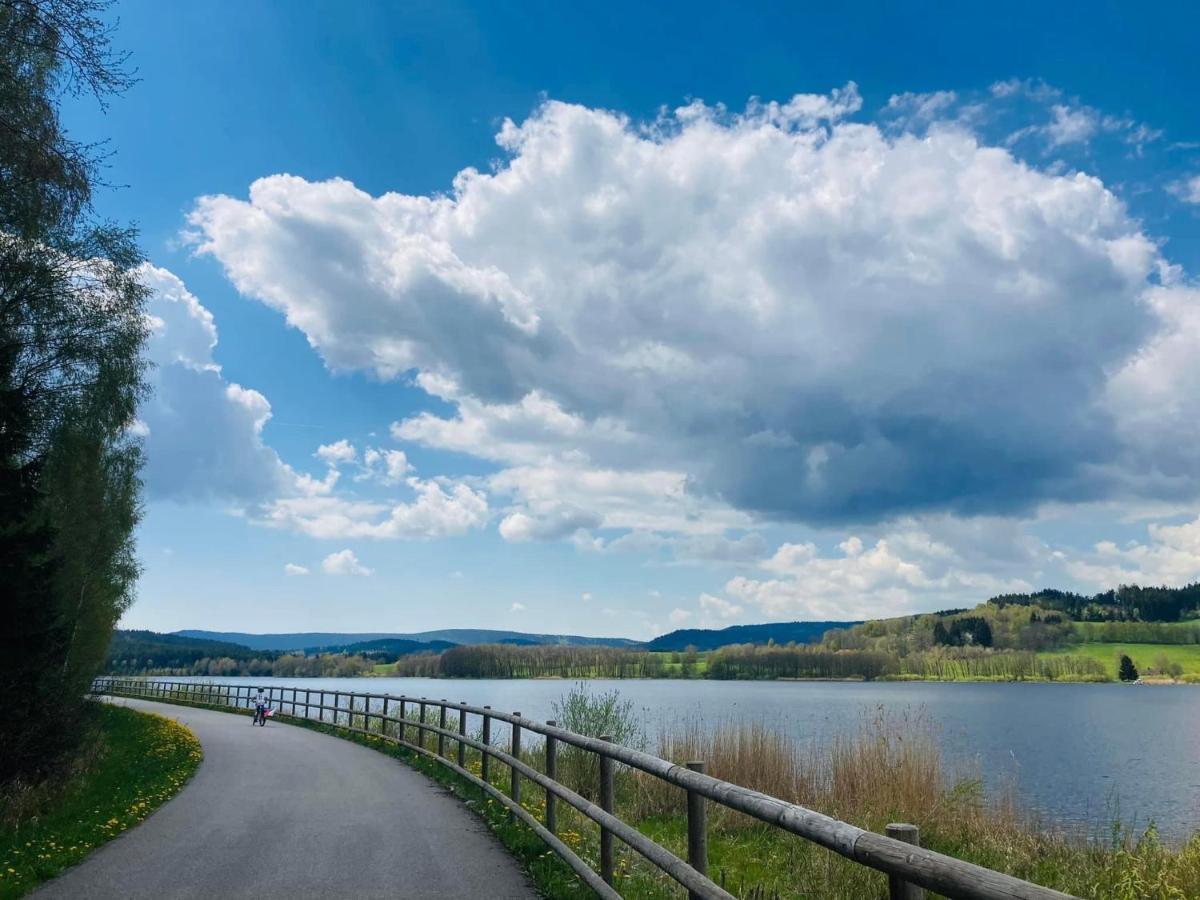 Apartmány Srub Jenišov Horní Planá Exterior foto