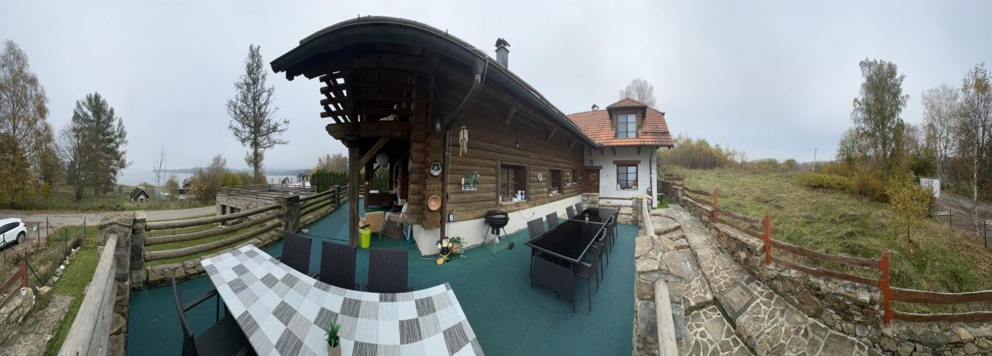 Apartmány Srub Jenišov Horní Planá Exterior foto